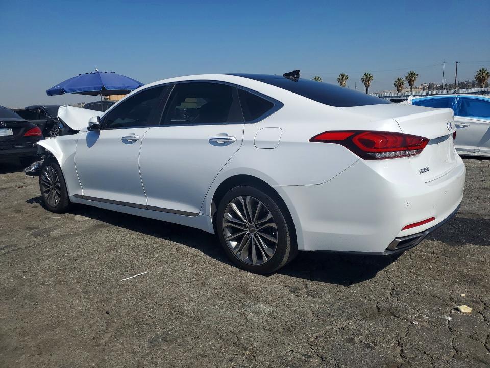 2015 Hyundai VIN KMHGN4JE8FU071056 COPART salvage auction — FRONT END, Ca - Salvage Certificate, sold $2,000 on 2026-07-30 (photo 2)