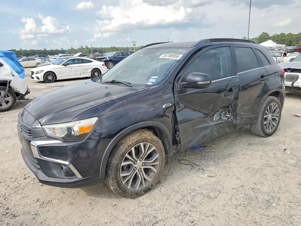 2016 Mitsubishi Outlander VIN JA4AP4AW7GZ051408 COPART salvage auction — SIDE, Tx - Salvage Vehicle Title, sold $800 on 2026-07-24 (photo 1)