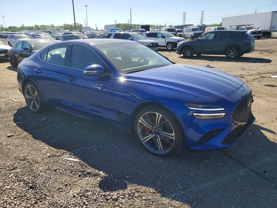 2025 Genesis VIN KMTG54SE3SU154277 COPART salvage auction — FRONT END, Mi - Certificate Of Title, sold $8,300 on 2026-07-28 (photo 4)