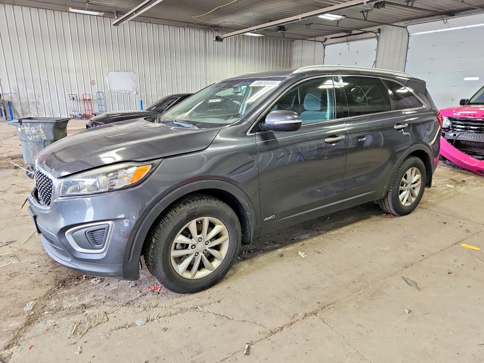 2016 Kia VIN 5XYPGDA35GG169770 COPART salvage auction — FRONT END, Salvage Title, sold $600 on 2026-07-27 (photo 1)