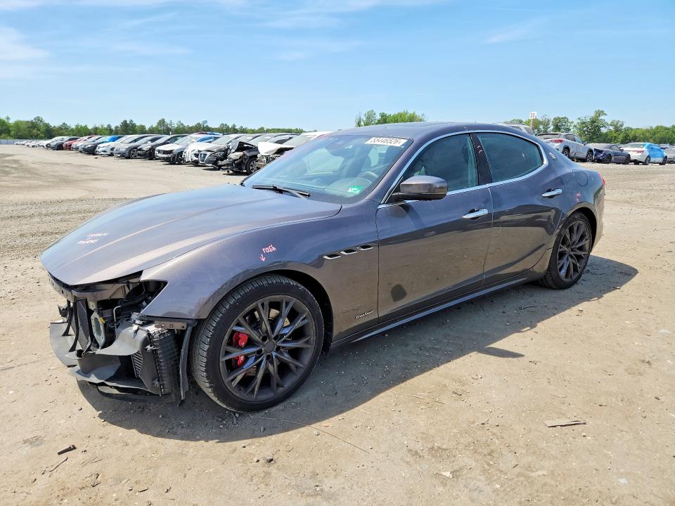 2019 Maserati Ghibli VIN ZAM57XSS5K1339628 COPART salvage auction — FRONT END, Va - Cert Of Title - Salvage, sold $6,600 on 2026-07-08 (photo 1)