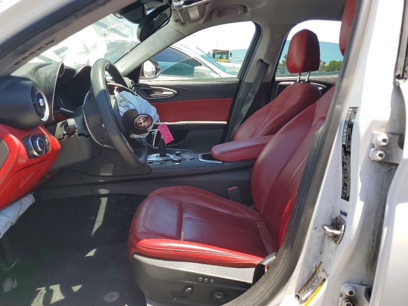 2020 Alfa romeo Giulia VIN ZARFAMAN3L7634302 COPART salvage auction — FRONT END, Nv - Salvage Title (P), sold $3,400 on 2026-07-27 (photo 7)