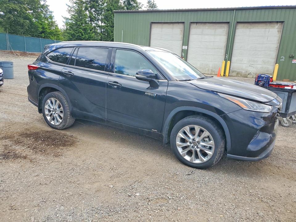 2021 Toyota Highlander hybrid VIN 5TDDBRCH4MS016495 COPART salvage auction — SIDE, Wa - Vehicle Cert Of Ownership-Titl, sold $10,200 on 2026-07-14 (photo 4)