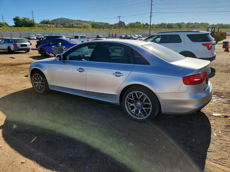 2015 Audi A4 VIN WAUBFAFLXFN018898 COPART salvage auction — FRONT END, Co - Salvage Title, sold $2,500 on 2026-08-03 (photo 2)