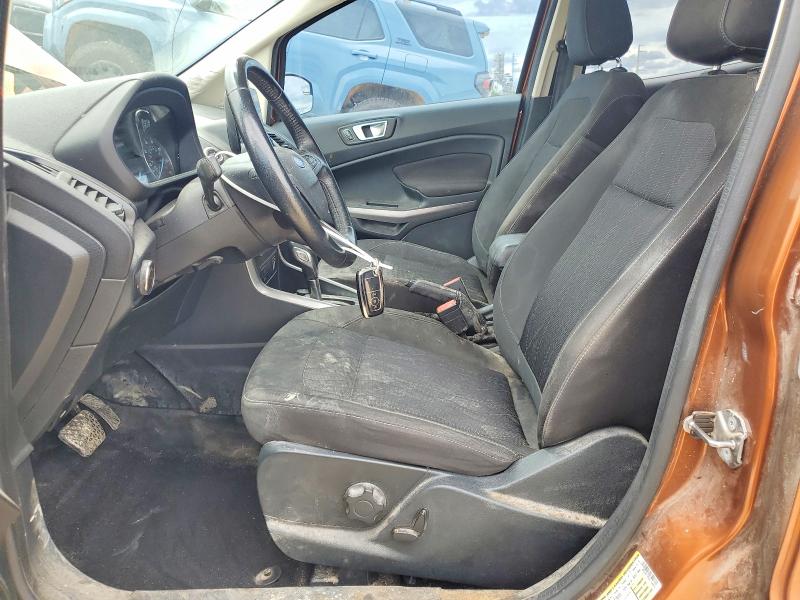 2018 Ford Ecosport VIN MAJ3P1TE8JC168836 COPART salvage auction — FRONT END, Tx - Salvage Vehicle Title, sold $1,000 on 2026-07-09 (photo 7)