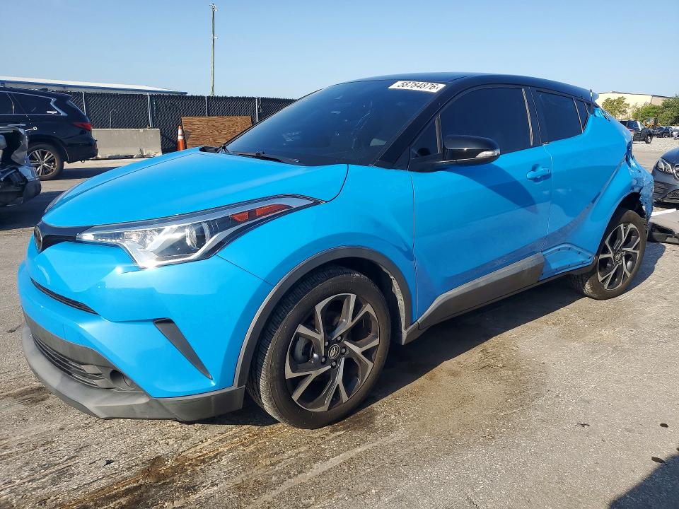 2019 Toyota C-hr VIN NMTKHMBX4KR073261 COPART salvage auction — REAR END, Fl - Cert Of Title Slvg Rebuildable, sold $7,300 on 2026-07-09 (photo 1)