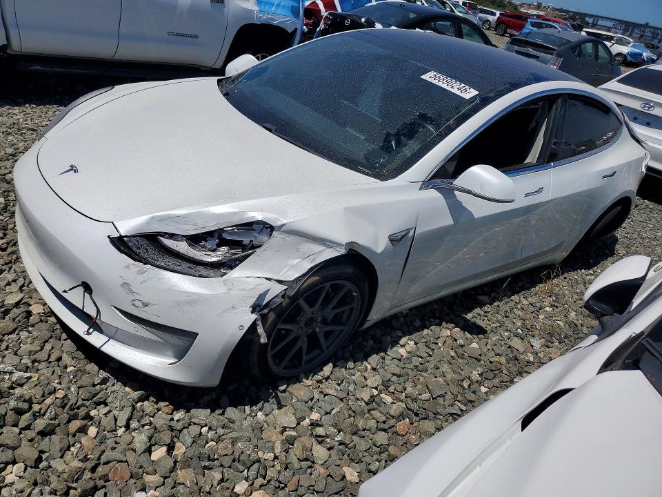 2019 Tesla Model 3 VIN 5YJ3E1EB4KF433369 COPART salvage auction — SIDE, Ca - Salvage Certificate, sold $3,550 on 2026-07-22 (photo 1)