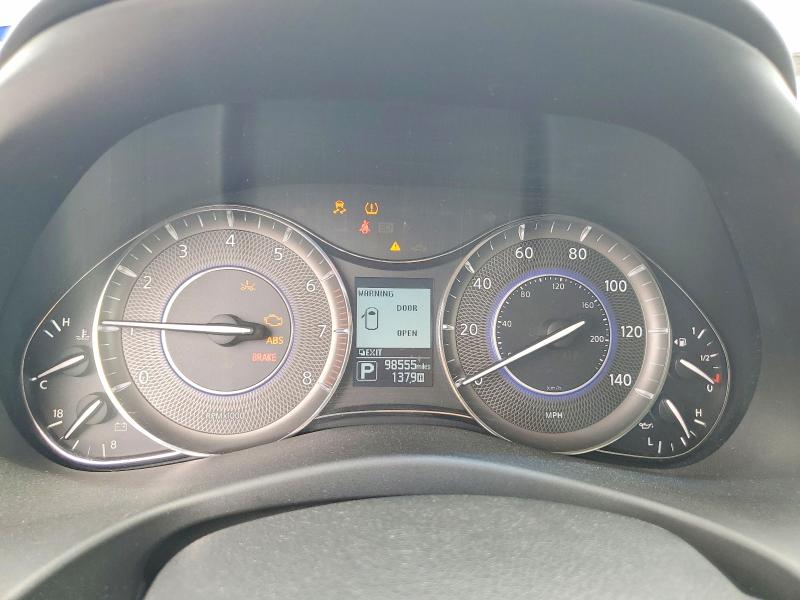 2017 Infiniti VIN JN8AZ2ND1H9830838 COPART salvage auction — SIDE, Tx - Salvage Vehicle Title, sold $4,550 on 2026-07-10 (photo 9)