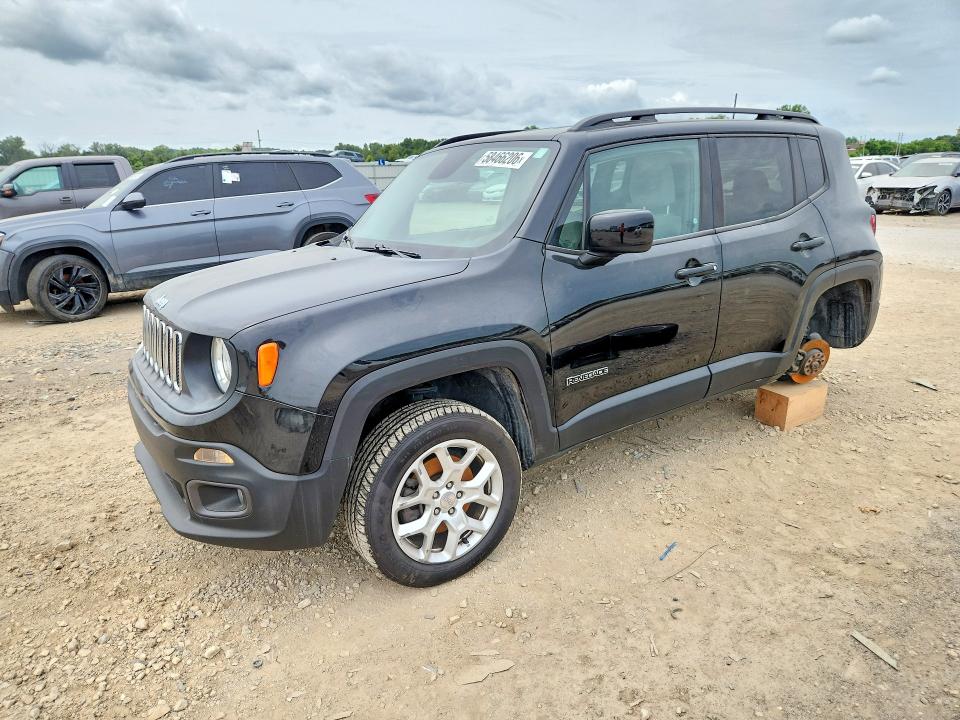 2016 Jeep Renegade VIN ZACCJBBT3GPE26041 COPART salvage auction — UNDERCARRIAGE, Ks - Cert Of Title-Salvage, sold $1,850 on 2026-08-13 (photo 1)