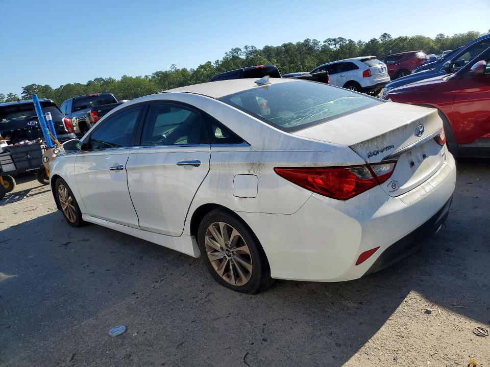 2014 Hyundai Sonata VIN 5NPEC4AC0EH815077 COPART salvage auction — MECHANICAL, Ga - Certificate Of Title, sold $700 on 2026-07-16 (photo 2)