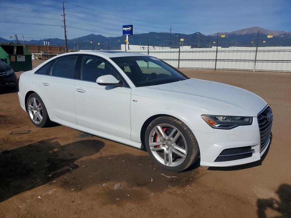 2016 Audi A6 VIN WAUGFAFC8GN073194 COPART salvage auction — FRONT END, Co - Salvage Title, sold $2,850 on 2026-08-05 (photo 4)