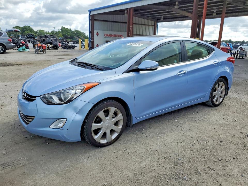 2012 Hyundai Elantra VIN KMHDH4AE3CU471340 COPART salvage auction — REAR END, Fl - Cert Of Title Slvg Rebuildable, sold $3,000 on 2026-07-17 (photo 1)