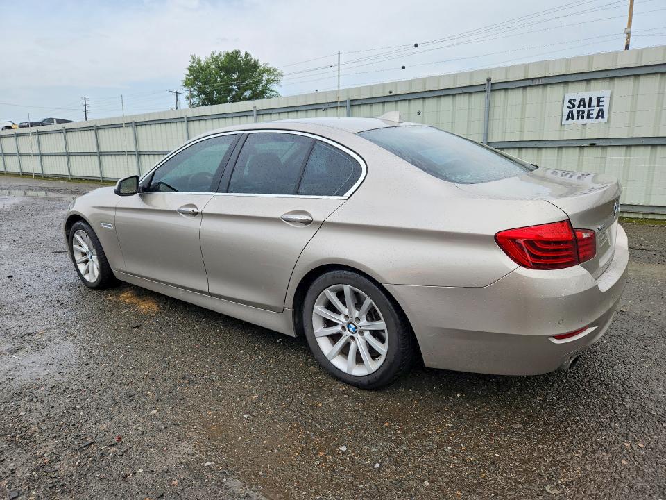 2014 BMW 5 series VIN WBA5B3C54ED536620 COPART salvage auction — SIDE, LA - CERTIFICATE OF TITLE, sold $2,750 on 2026-07-02 (photo 2)