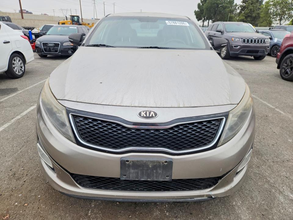 2014 Kia Optima VIN 5XXGM4A73EG341923 COPART salvage auction — NORMAL WEAR, Ca - Dis/Dlr/Exp Only Clean Title, sold $1,650 on 2026-07-28 (photo 5)