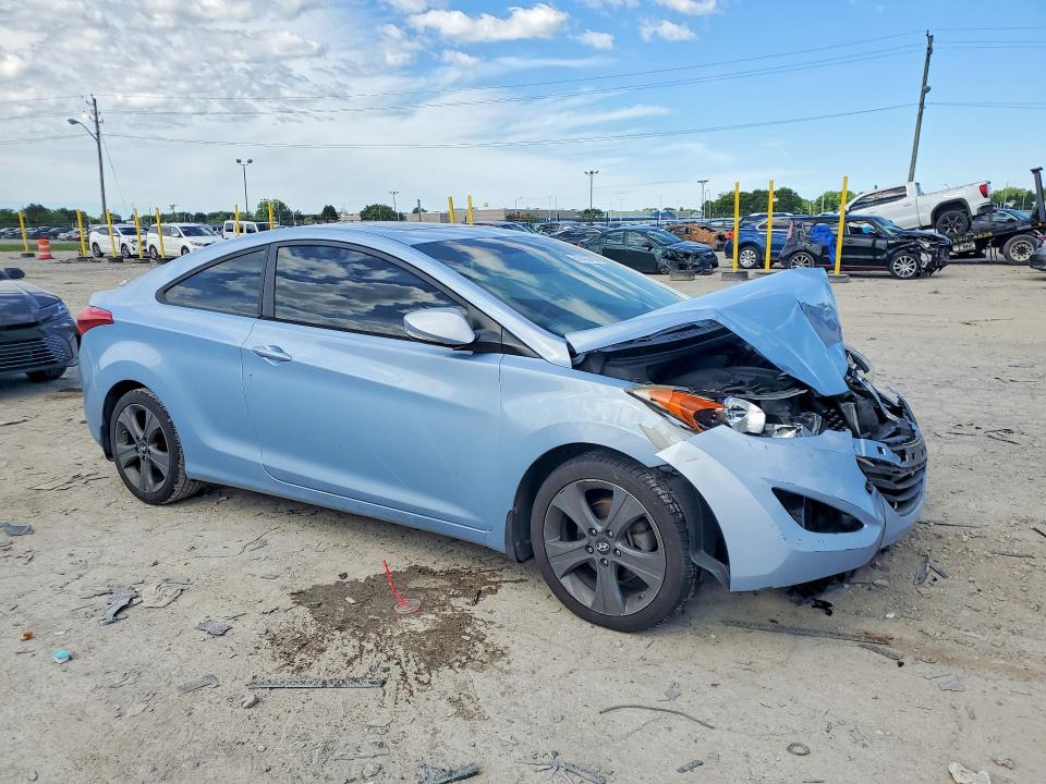 2013 Hyundai Elantra VIN KMHDH6AE8DU013354 COPART salvage auction — FRONT END, In - Cert Of Title-Salvage Title, sold $325 on 2026-07-21 (photo 4)