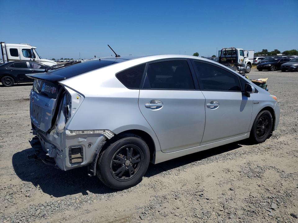 2015 Toyota Prius VIN JTDKN3DU3F0456589 COPART salvage auction — REAR END, Ca - Salvage Certificate, sold $1,000 on 2026-07-14 (photo 3)