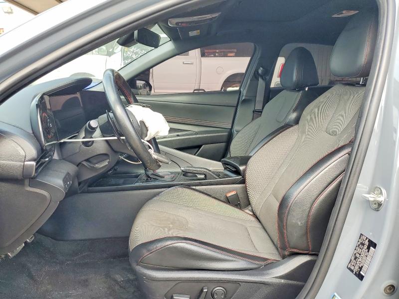 2023 Hyundai Elantra VIN KMHLR4AF8PU443184 COPART salvage auction — FRONT END, TX - CERTIFICATE OF TITLE, sold $1,300 on 2026-07-16 (photo 7)
