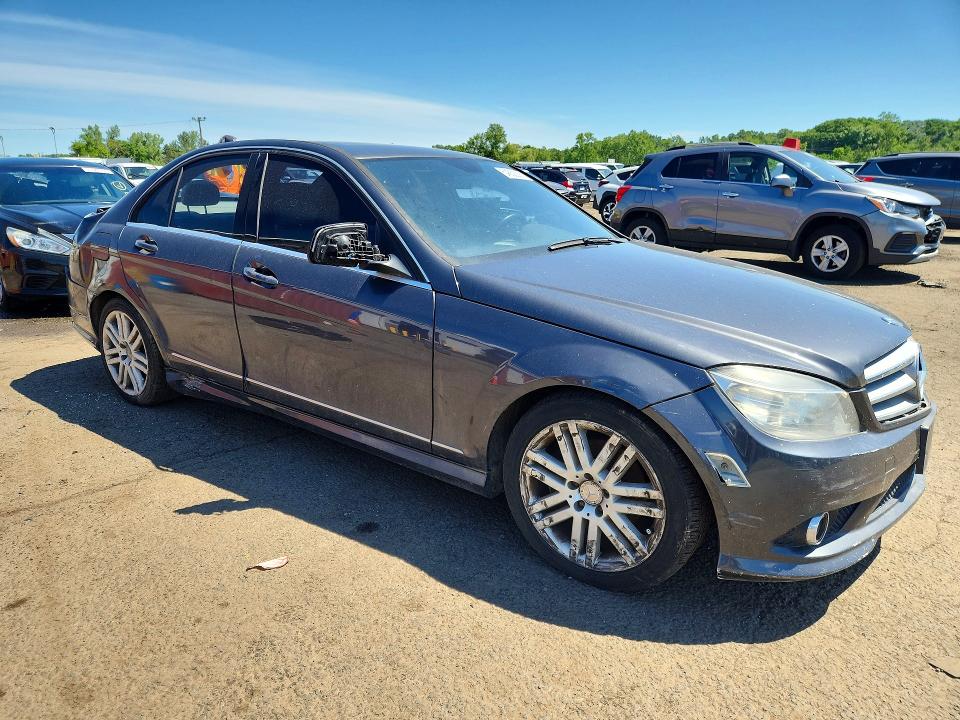 2009 Mercedes-benz C class VIN WDDGF54X19F233001 COPART salvage auction — REAR END, CT - CERT OF TITLE-SALVAGE, sold $450 on 2026-07-02 (photo 4)