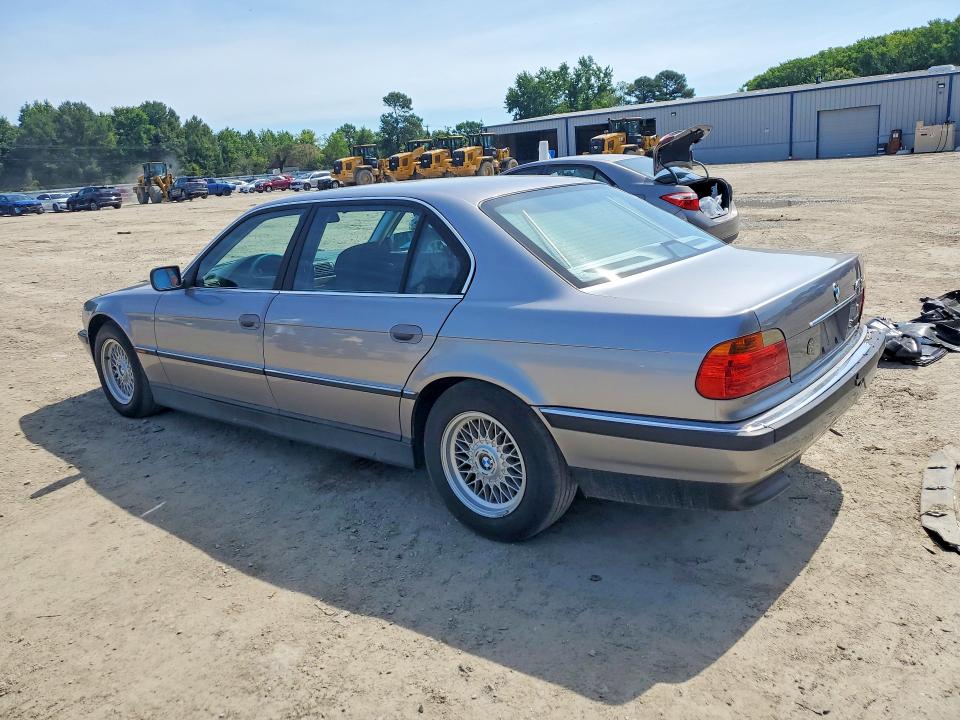 1999 BMW 7 series VIN WBAGH8332XDP02574 COPART salvage auction — REAR END, Va - Certificate Of Title, sold $1,150 on 2026-07-07 (photo 2)