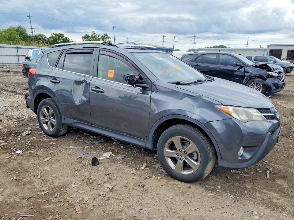 2015 Toyota VIN JTMRFREV2FD129759 COPART salvage auction — SIDE, IL - SALVAGE CERTIFICATE, sold $5,100 on 2026-07-29 (photo 4)