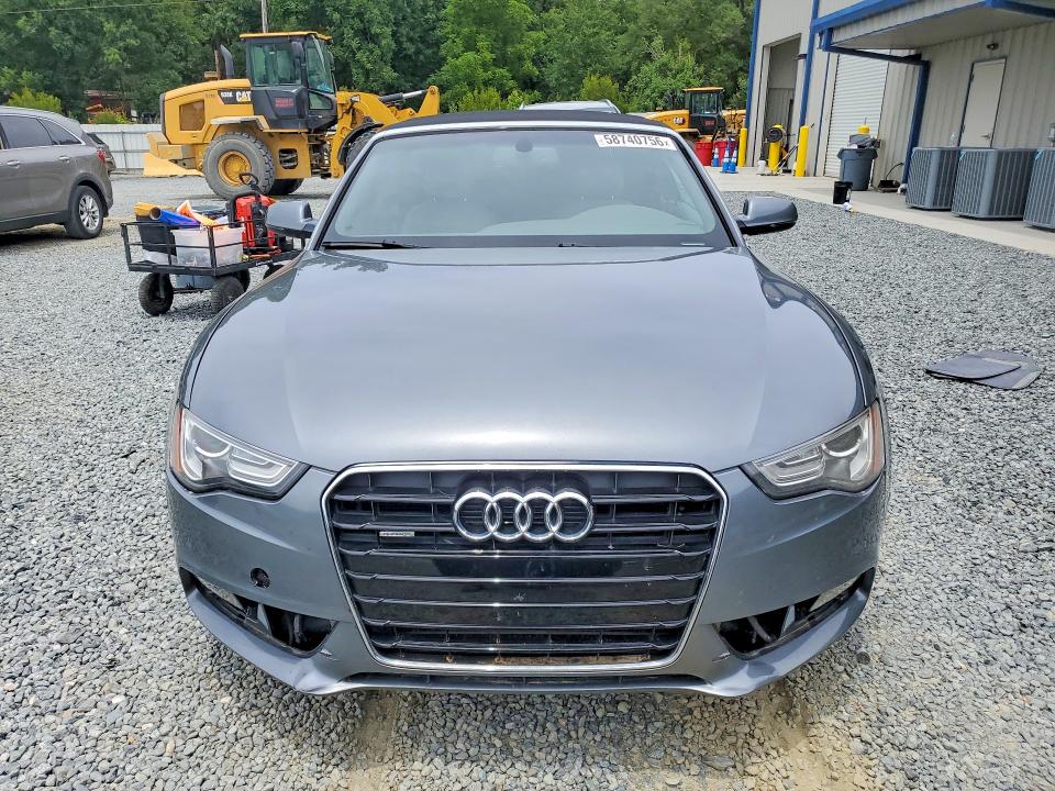 2014 Audi A5 VIN WAULFAFH4EN006745 COPART salvage auction — WATER/FLOOD, Fl - Dlr Only Cert Of Destruction, sold $3,100 on 2026-07-09 (photo 5)