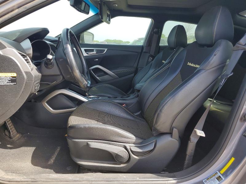 2016 Hyundai Veloster VIN KMHTC6AD6GU248857 COPART salvage auction — FRONT END, Tx - Salvage Vehicle Title, sold $1,250 on 2026-07-16 (photo 7)