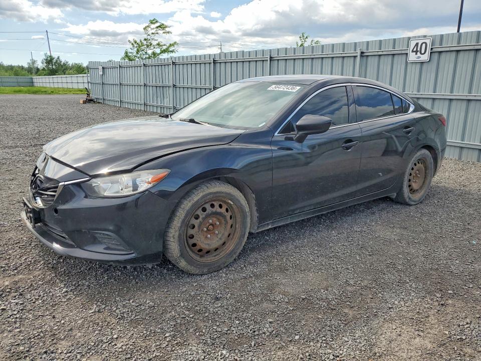2016 Mazda 6 VIN JM1GJ1V56G1473881 COPART salvage auction — FRONT END, On - Permit Salvage, sold $300 on 2026-07-16 (photo 1)