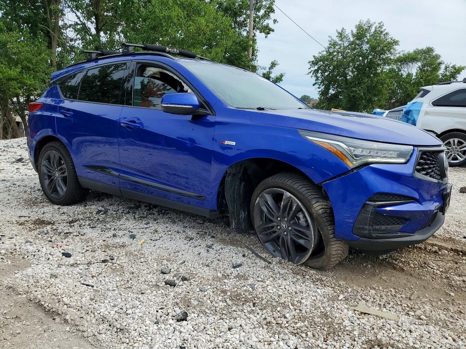 2020 Acura Rdx VIN 5J8TC2H68LL014581 COPART salvage auction — FRONT END, Md - Cert Of Salvage > 75% Damage, sold $9,300 on 2026-07-28 (photo 4)