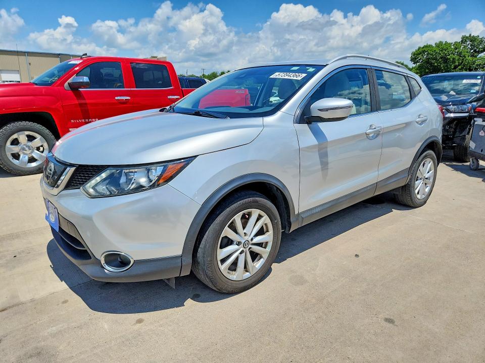 2019 Nissan Rogue VIN JN1BJ1CR1KW624608 COPART salvage auction — FRONT END, Tx - Salvage Vehicle Title, sold $2,150 on 2026-07-16 (photo 1)