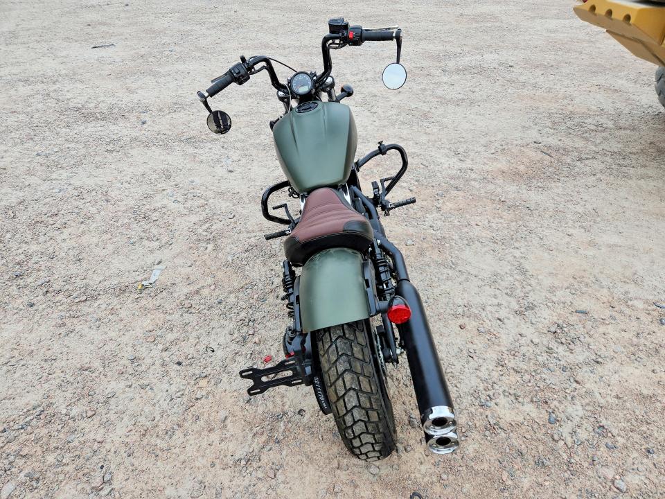 2021 Indian motorcycle co. Scout VIN 56KMTG001M3166592 COPART salvage auction — FRONT END, VA - CERT OF TITLE - SALVAGE, sold $6,500 on 2026-07-02 (photo 4)