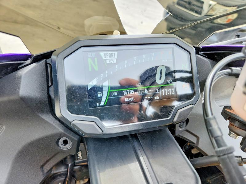2024 Kawasaki Zx VIN JKBZXJJ15RA009404 COPART salvage auction — MINOR DENT/SCRATCHES, Fl - Certificate Of Destruction, sold $4,150 on 2026-07-16 (photo 7)