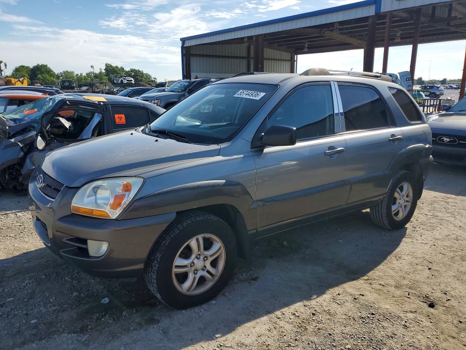 2006 Kia Sportage VIN KNDJF723867289924 COPART salvage auction — REAR END, FL - CERT OF TITLE SLVG REBUILDABLE, sold $900 on 2026-07-17 (photo 1)