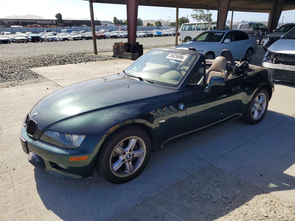 2000 BMW Z3 VIN WBACH9342YLF91984 COPART salvage auction — SIDE, Ca - Salvage Certificate, sold $400 on 2026-07-09 (photo 1)