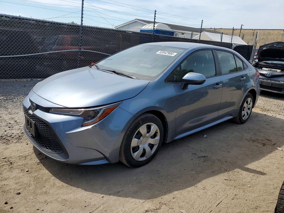 2020 Toyota Corolla VIN JTDEPRAE3LJ104724 COPART salvage auction — REAR END, Salvage Title, sold $4,500 on 2026-07-09 (photo 1)