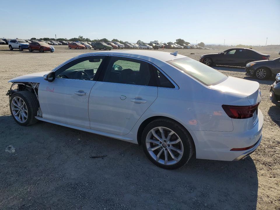 2019 Audi VIN WAUENAF4XKA039485 COPART salvage auction — FRONT END, Ca - Salvage Certificate, sold $5,900 on 2026-07-21 (photo 2)