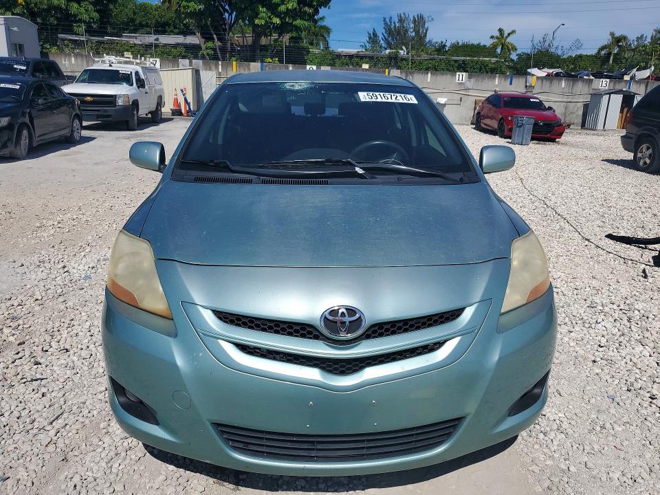 2007 Toyota Yaris VIN JTDBT923371149583 COPART salvage auction — HAIL, Fl - Cert Of Title Slvg Rebuildable, sold $700 on 2026-07-28 (photo 5)