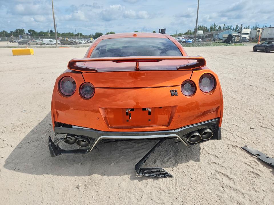 2018 Nissan Gt-r VIN JN1AR5EFXJM710234 COPART salvage auction — FRONT END, Fl - Cert Of Title Slvg Rebuildable, sold $70,000 on 2026-07-16 (photo 6)