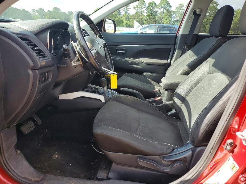 2013 Mitsubishi Outlander VIN 4A4AP4AU6DE021591 COPART salvage auction — FRONT END, Tx - Salvage Vehicle Title, sold $400 on 2026-07-27 (photo 7)