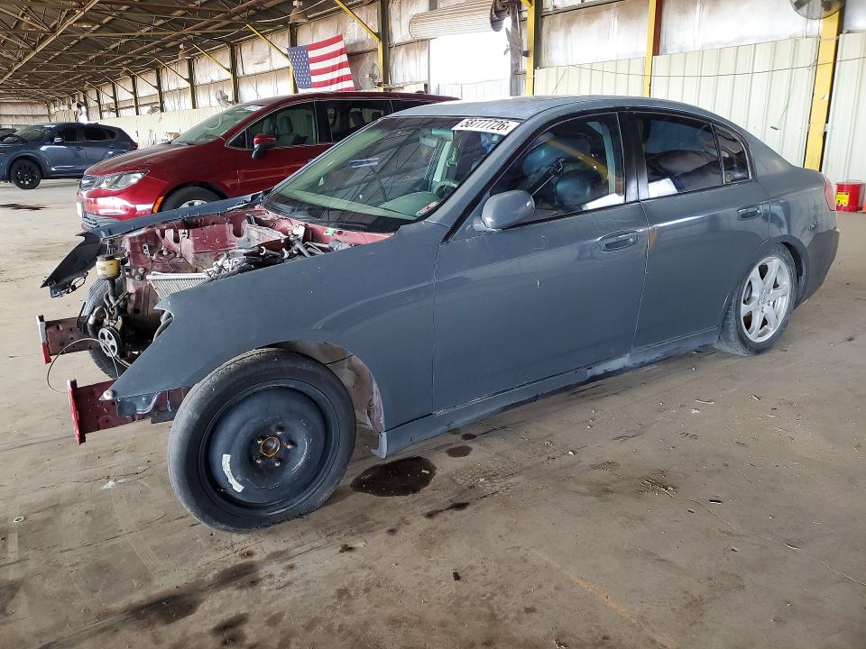 2003 Infiniti G35 VIN JNKCV51E03M007239 COPART salvage auction — FRONT END, Az - Certificate Of Title, sold $475 on 2026-07-27 (photo 1)