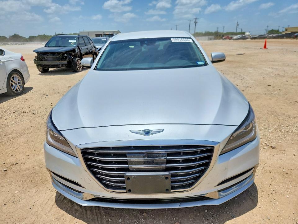 2018 Genesis G80 VIN KMHGN4JEXJU227218 COPART salvage auction — REAR END, Tx - Salvage Vehicle Title, sold $4,200 on 2026-07-02 (photo 5)