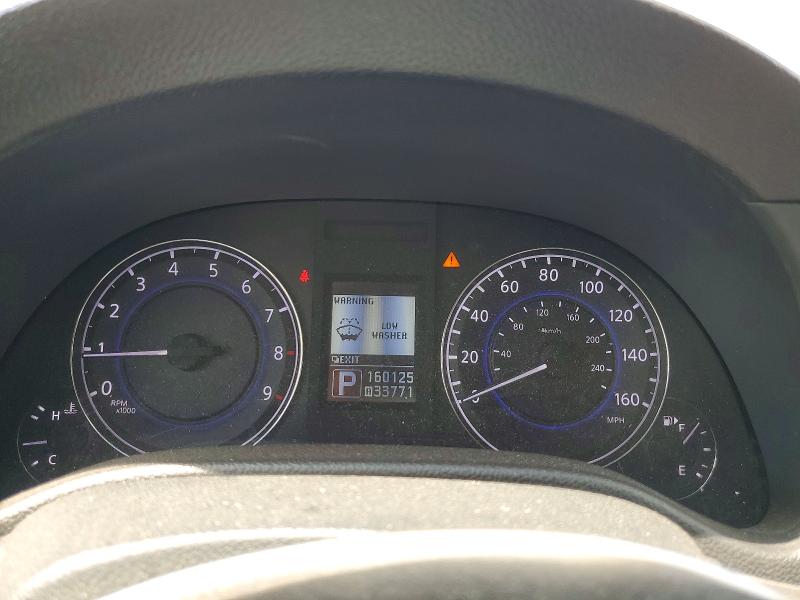 2011 Infiniti G VIN JN1CV6AR2BM408206 COPART salvage auction — FRONT END, OK - CERT OF TITLE-SALVAGE, sold $1,150 on 2026-07-30 (photo 9)