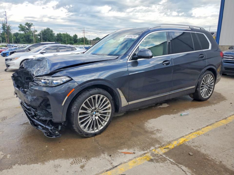 2019 BMW X7 VIN 5UXCX4C59KLB39814 COPART salvage auction — FRONT END, KY - CERT OF TITLE-SALVAGE, sold $15,600 on 2026-07-11 (photo 1)