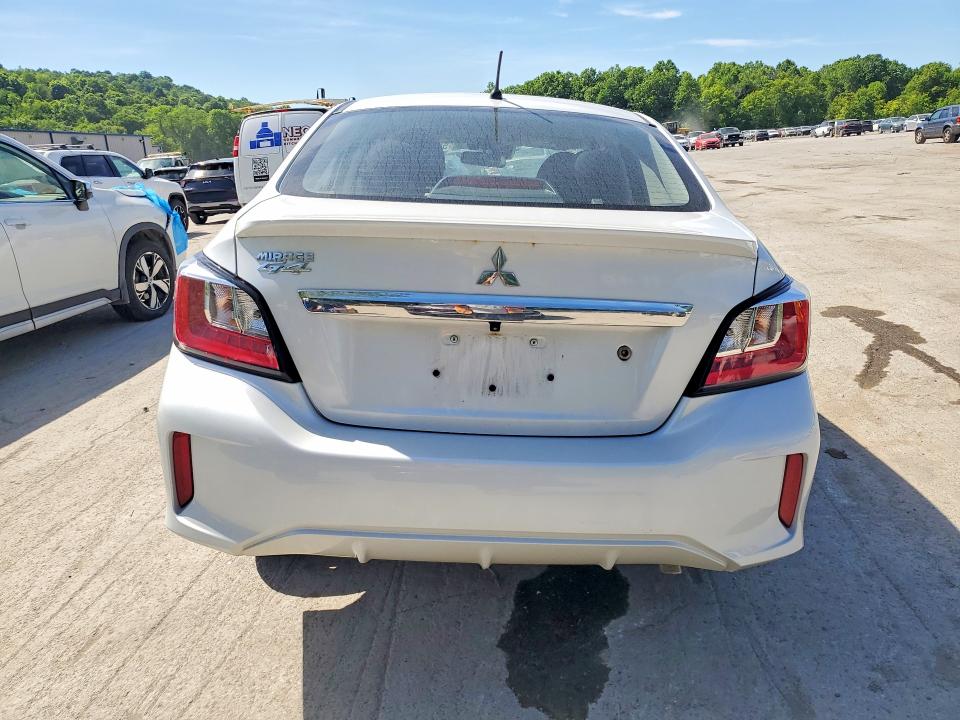 2024 Mitsubishi Mirage VIN ML32FUFJ2RHF17464 COPART salvage auction — FRONT END, Pa - Certificate Of Salvage, sold $1,300 on 2026-07-23 (photo 6)