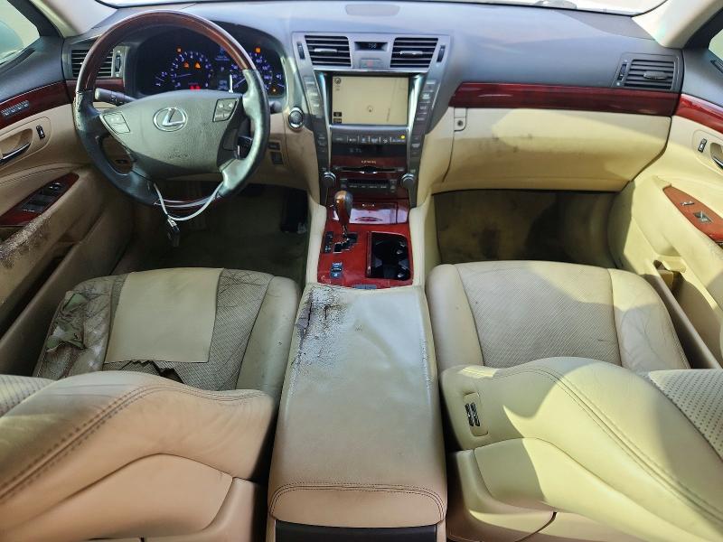 2008 Lexus Ls 460 VIN JTHBL46F485083352 COPART salvage auction — FRONT END, TX - CERTIFICATE OF TITLE, sold $425 on 2026-07-22 (photo 8)
