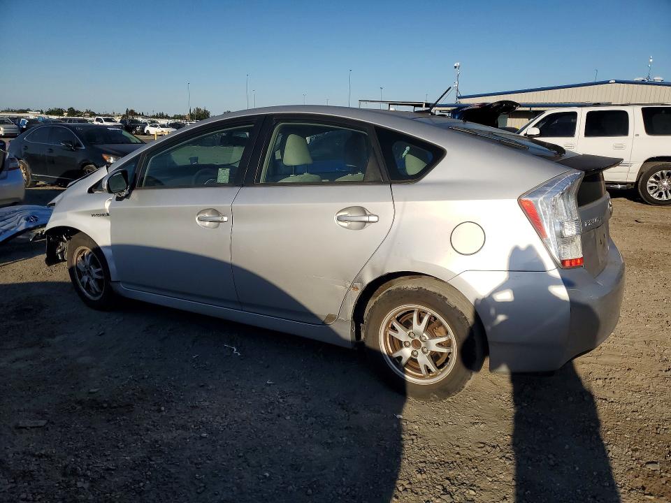 2011 Toyota Prius VIN JTDKN3DU1B0250956 COPART salvage auction — FRONT END, Ca - Salvage Certificate, sold $700 on 2026-07-09 (photo 2)