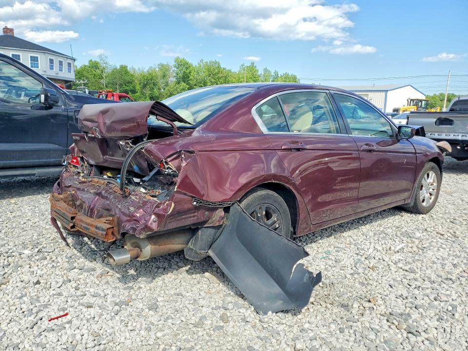 2008 Honda Accord VIN JHMCP26468C072621 COPART salvage auction — REAR END, Ma - Cert Of Title-Reconstrctd Coll, sold $375 on 2026-07-16 (photo 3)
