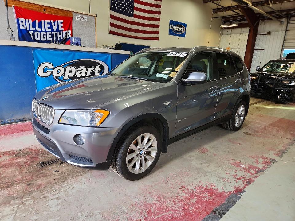 2014 BMW X3 VIN 5UXWX9C54E0D43212 COPART salvage auction — MECHANICAL, Ny - Certificate Of Title, sold $575 on 2026-07-06 (photo 1)