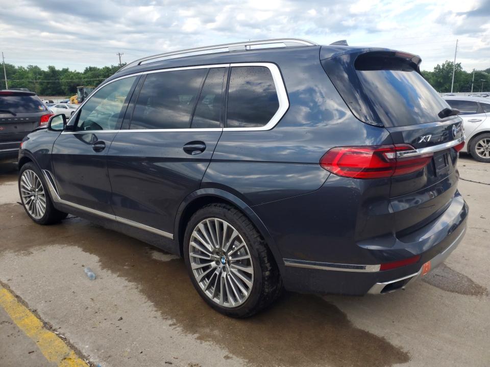 2019 BMW X7 VIN 5UXCX4C59KLB39814 COPART salvage auction — FRONT END, KY - CERT OF TITLE-SALVAGE, sold $15,600 on 2026-07-11 (photo 2)