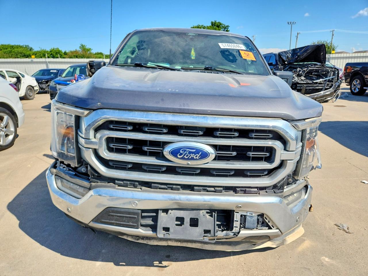 2021 Ford F-150 Lightning VIN 1FTEW1C52MFC71193 COPART salvage auction — Side, TX - CERTIFICATE OF TITLE, sold $7,000 on 2026-07-08 (photo 5)