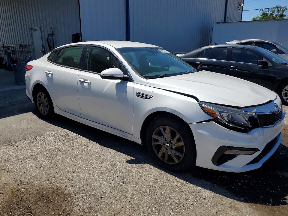 2019 Kia Optima VIN 5XXGT4L30KG318110 COPART salvage auction — FRONT END, Fl - Cert Of Title Slvg Rebuildable, sold $2,250 on 2026-07-06 (photo 4)